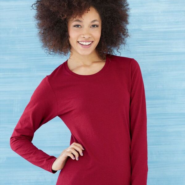 Heavy Cotton Women's "Budget" Long Sleeve T-Shirt Thumbnail